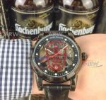 Perfect Replica Patek Philippe Skull Watch All Black Watch 40mm